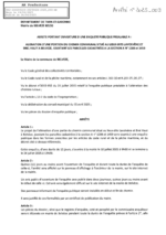 Miniature de la première page du fichier Arrete ouverture enquete publique